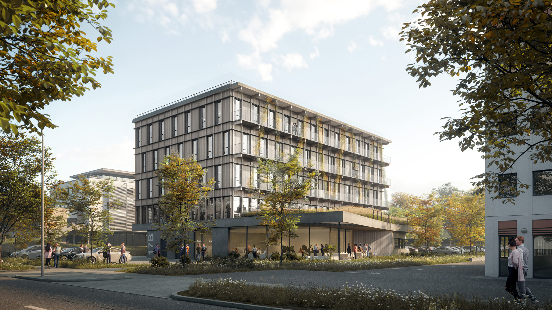 Programme NANO : un nouveau bâtiment d’activités au cœur de la technopole TEMIS